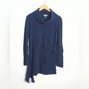 Neiman Marcus Navy Turtleneck Sweater Size M